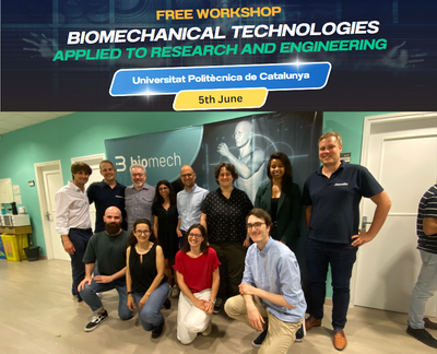 Taller de Tecnologies Biomecàniques Aplicades a la Recerca i l'Enginyeria a càrrec del grup BIOMEC Lab de la UPC