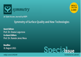 Volum especial en Symmetry (MDPI) “Symmetry of Surface Quality and New Technologies”