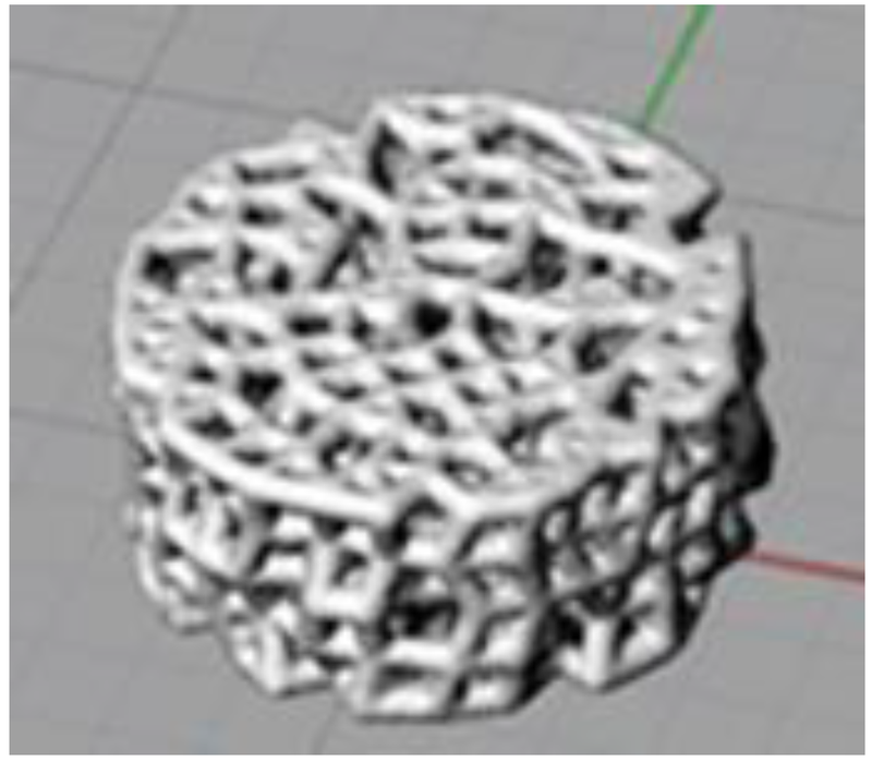 New paper published: 3D Printing of Porous Scaffolds with Controlled Porosity and Pore Size Values