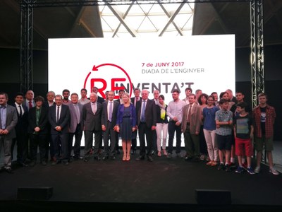 Alfons Carnicero y Míriam Febrer, del grupo de investigación BIOMEC, han sido premiados por el Colegio de Ingenieros Industriales de Cataluña